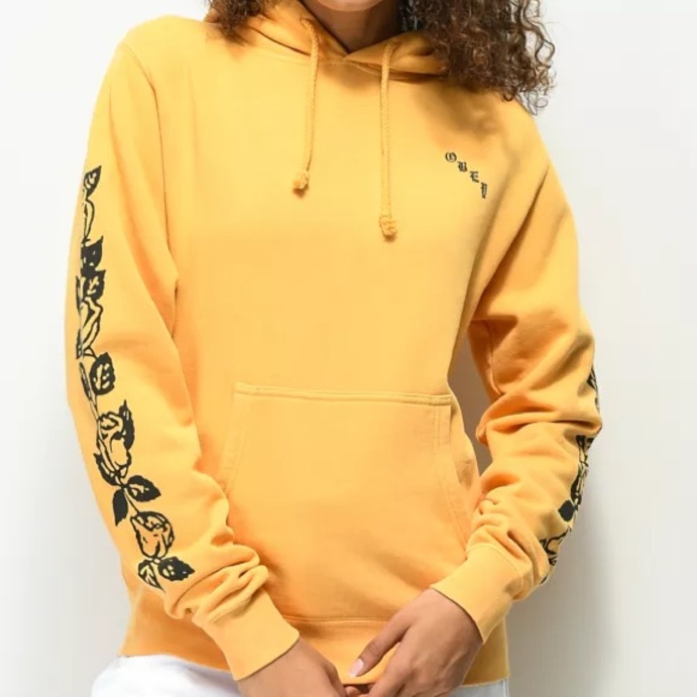 Barely used yellow Obey hoodie.